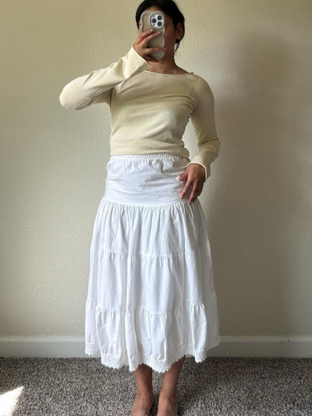 Vintage cotton skirt